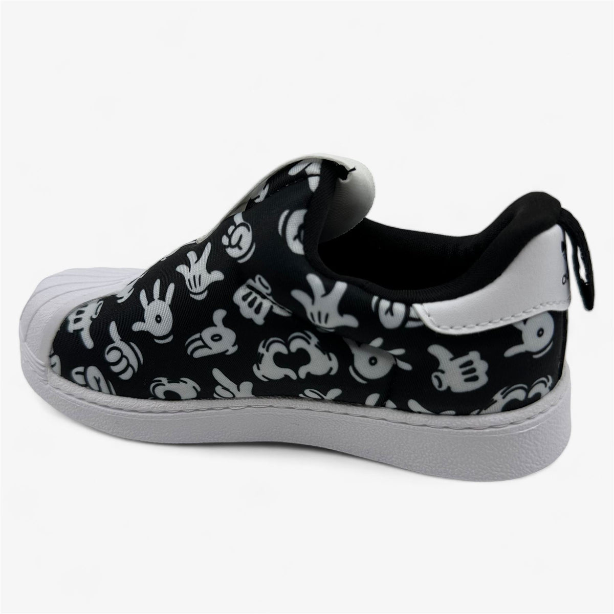 Adidas Superstar 360 Black White Baby Toddler Athletic Disney Sneaker (GX1873)