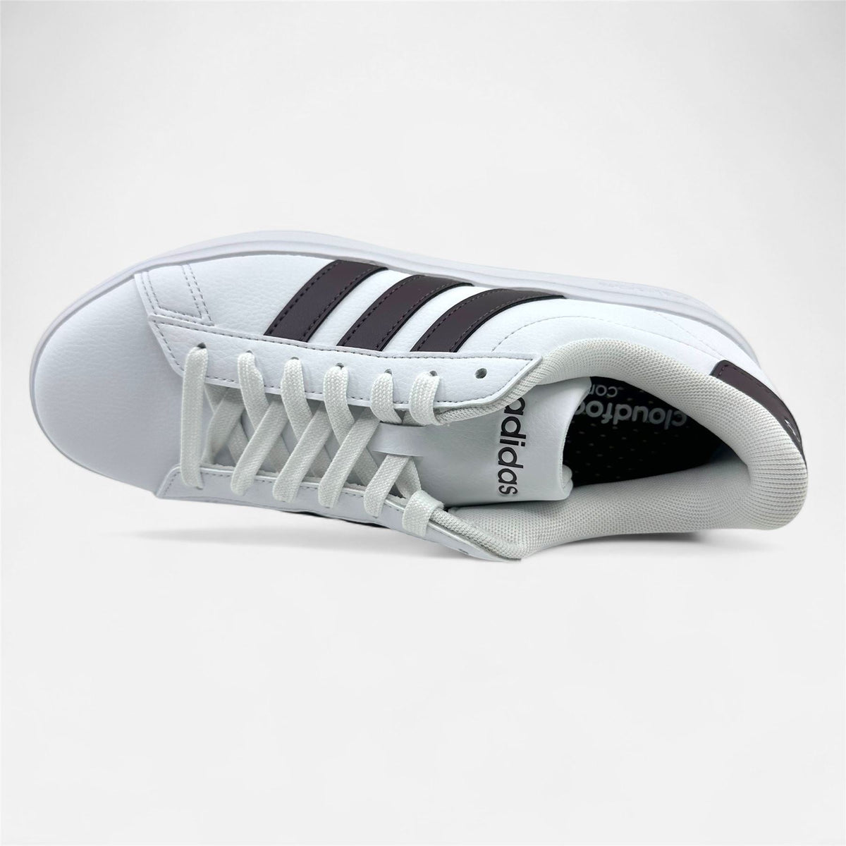 Adidas Grand Court 2.0 Cloud White Aurora Met Womens Athletic Sneaker (ID2978)
